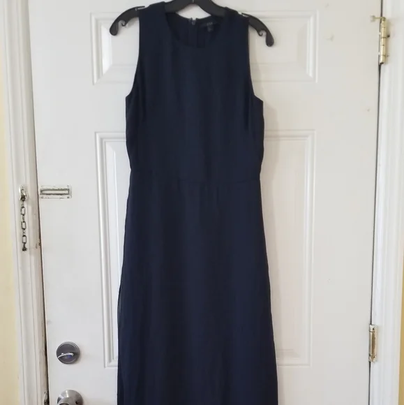 COS Navy Blue Sleeveless Maxi Dress - Picture 6 of 15